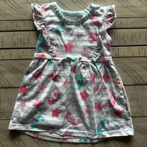 Seahorse and starfish dress
